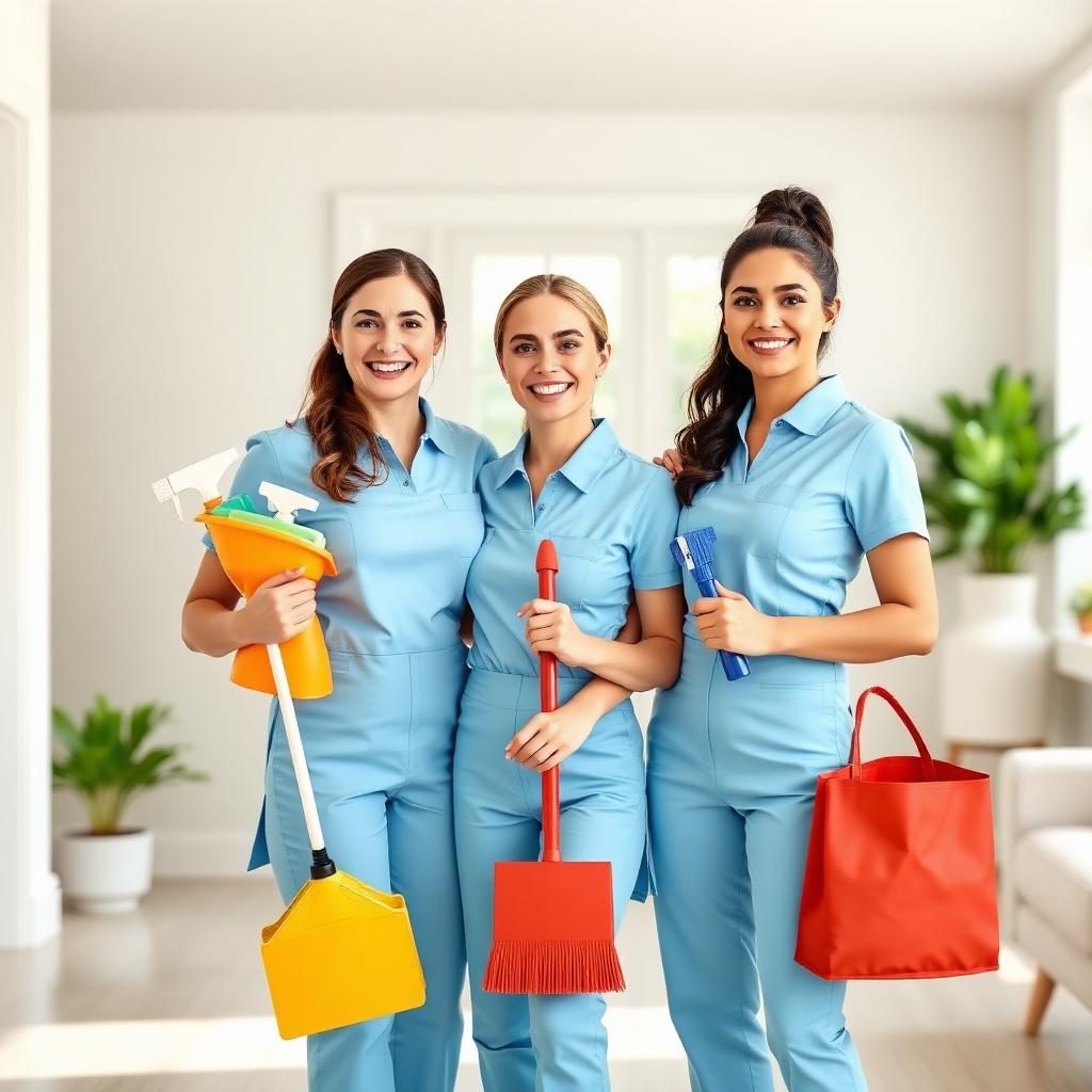Friendly Capital HouseClean Services cleaning team
